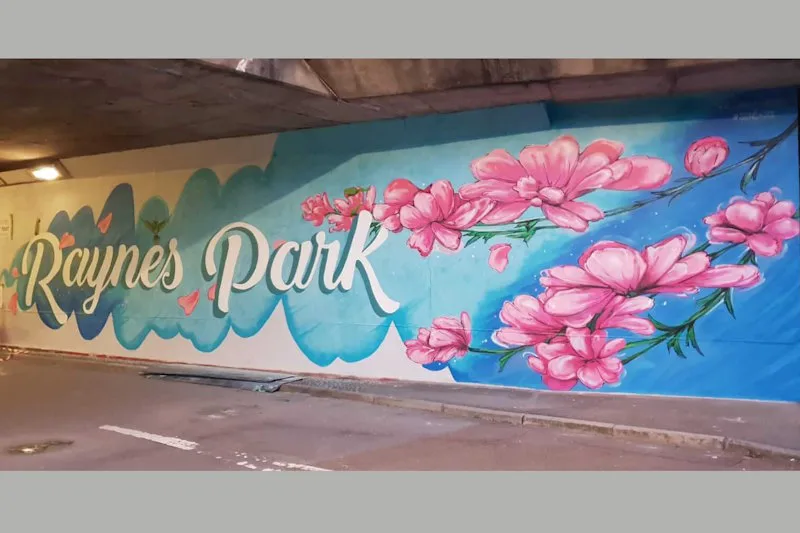 Street Art Mural - Raynes Park