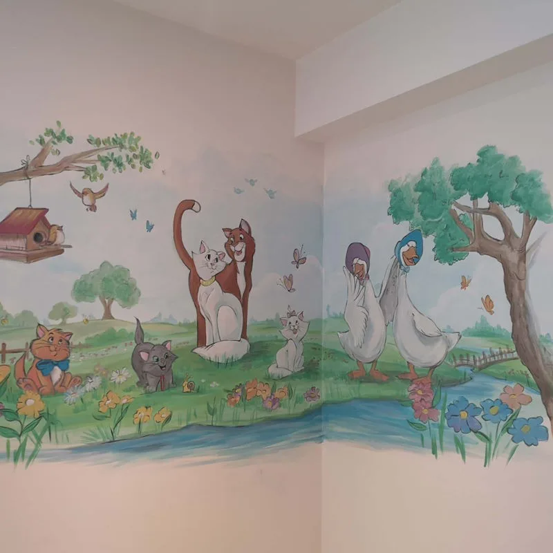 Wall art - kids room - The Aristocats design